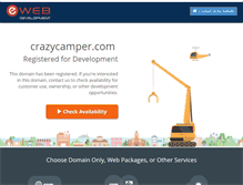 Tablet Screenshot of crazycamper.com